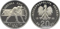 Polen Republik nach 1989. 20 Zlotych 1995 Polierte Platte