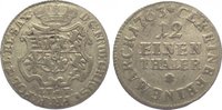 Sachsen-Albertinische Linie 1/12 Taler Friedrich Christian 1763. -
