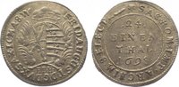 Sachsen-Albertinische Linie 1/24 Taler 1698 Friedrich August I. 1694-1733. VF-EF