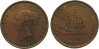 Kanada-New Brunswick Cu Halfpenny Victoria 1837-1901. -