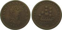 Kanada-Nova Scotia Cu Halfpenny -
