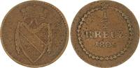 Baden-Durlach Cu 1/2 Kreuzer Karl Friedrich 1738-1806. -
