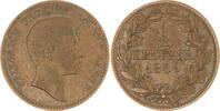 Baden-Durlach 1/2 Kreuzer Friedrich I. 1852-1907. -