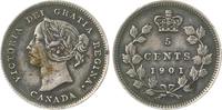 Kanada (Canada) 5 Cents Victoria 1837-1901. -