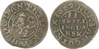 Norwegen 2 Skilling Friedrich III. 1648-1670. -