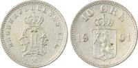 Norwegen 10 Öre 1 Oscar II. 1872-1905. -