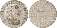 Frankreich-Dombes 1/12 Ecu (5 Sols) Anne Marie Louise de Bourbon 1650-1693. -
