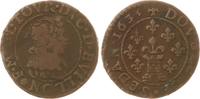 Frankreich-Bouillon et Sedan Cu Double tournois Frédéric Maurice de la Tour 1623-1652. -