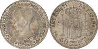 Spanien-Königreich 50 Centimos Alfons XIII. 1886-1931. -