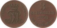 Oldenburg Cu 3 Schwaren Nicolaus Friedrich Peter 1853-1900. -