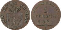 Brandenburg-Preußen Cu Pfennig Friedrich Wilhelm III. 1797-1840. -
