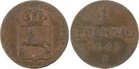 Braunschweig-Calenberg-Hannover Cu Pfennig Wilhelm IV. 1830-1837. -