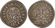 Braunschweig-Calenberg-Hannover 1/3 Palmbaumtaler Johann Friedrich 1665-1679. -