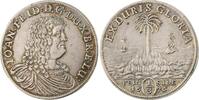 Braunschweig-Calenberg-Hannover 1/3 Palmbaumtaler Johann Friedrich 1665-1679. -