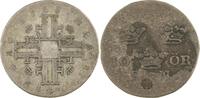 Schweden 10 Öre 1 Friedrich I. 1720-1751. -