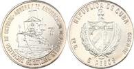 Kuba / Cuba Republik seit 1902. 5 Pesos 1987 Stempelglanz