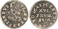 Bremen, Erzbistum 1/16 Taler Friedrich von Dänemark 1634-1646. -
