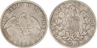 Chile 50 Centavos Republik seit 1818. -