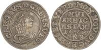 Bremen und Verden 1/16 Taler Karl XI. von Schweden 1660-1697. -