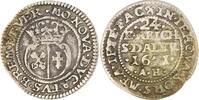 Bremen und Verden 1/24 Taler Karl XI. von Schweden 1660-1697. -