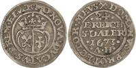 Bremen und Verden 1/24 Taler Karl XI. von Schweden 1660-1697. -
