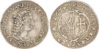 Bremen und Verden 1/6 Taler Karl XI. von Schweden 1660-1697. -