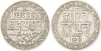 Indien-Mewar 1/8 Rupie Fatteh Singh 1884-1929. -