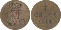 Oldenburg Cu 1/4 Grote Paul Friedrich August 1829-1853. -