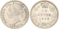Kanada (Canada) 10 Cents Victoria 1837-1901. -