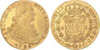 Kolumbien / Colombia 8 Escudos Gold Carlos IV. 1788-1808. -
