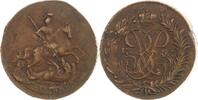 Russland Cu 2 Kopeken Elisabeth I. Petrowna 1741-1761. -