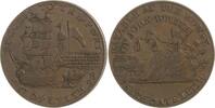Großbritannien-Schottland Lothian. Leith. Cu Halfpenny Token Coinage. -