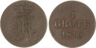 Oldenburg Cu 1/4 Grote Paul Friedrich August 1829-1853. -