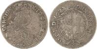 Bremen und Verden 1/6 Taler Karl XII. von Schweden 1697-1718. -