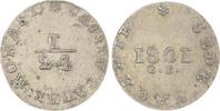 Münster, Bistum 1/24 Taler Sedisvakanz 1801. -