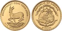 Liberia 10 Dollars Gold Republik seit 1847. -