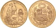 Peru 100 Soles Gold Republik seit 1821/1825. -