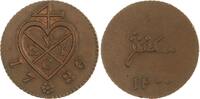 Indonesien-Sumatra Cu Keping Ostindische Kompanie 1685-1824. -