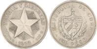 Amerika-Kuba / Cuba Peso 1933 Republik seit 1902. Winz. Randfehler, sehr... 85,00 EUR  Excl. 10,00 EUR Verzending