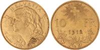 Schweiz-Eidgenossenschaft 10 Franken Gold 1912 B Sehr sch&ouml;n - vorz&uuml;glich 525,00 EUR  Excl. 10,00 EUR Verzending