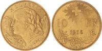 Schweiz-Eidgenossenschaft 10 Franken Gold 1915 B Vorz&uuml;glich 475,00 EUR  Excl. 10,00 EUR Verzending
