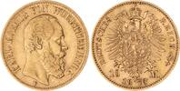 W&uuml;rttemberg 10 Mark Gold 1873 F Karl 1864-1891. Sehr sch&ouml;n 545,00 EUR  Excl. 10,00 EUR Verzending