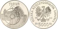 Polen 5000 Zlotych 1989 Volksrepublik 1952-1989. Polierte Platte 34,00 EUR  Excl. 8,00 EUR Verzending