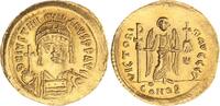 Byzanz Solidus Gold 527-565 n. Chr. Justinianus I. 527-565. Vorz&uuml;glich 1175,00 EUR  Excl. 15,00 EUR Verzending