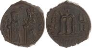 Byzanz Follis 602-610 n. Chr. Phocas mit Leontia 602-610. Vorz&uuml;glich 275,00 EUR  Excl. 10,00 EUR Verzending