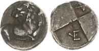 Thrakia Hemidrachme 386/ 338 v. Chr Chersonesos Vorz&uuml;glich - Stempelglanz 225,00 EUR  Excl. 10,00 EUR Verzending