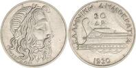 Griechenland 20 Drachmen 1930 Zweite Republik 1924-1935. Vorz&uuml;glich 60,00 EUR  Excl. 10,00 EUR Verzending