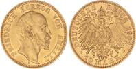 Anhalt 10 Mark Gold 1901 A Friedrich I. 1871-1904. Fast vorz&uuml;glich 2250,00 EUR  Excl. 15,00 EUR Verzending