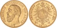 Baden 20 Mark Gold 1872 G Friedrich I. 1856-1907. Fast vorz&uuml;glich 1250,00 EUR  Excl. 15,00 EUR Verzending