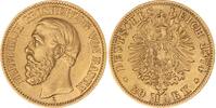 Baden 20 Mark Gold 1874 G Friedrich I. 1856-1907. Sehr sch&ouml;n + 1500,00 EUR  Excl. 15,00 EUR Verzending